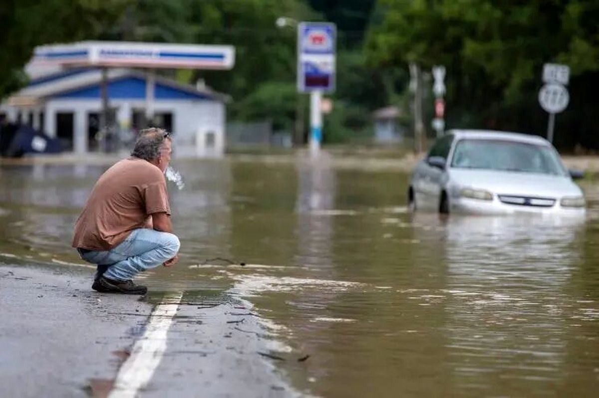 سیلاب شدید در شرق کنتاکی آمریکا/ ویدئو