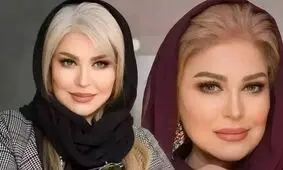 اکرم محمدی در کنار دخترش «مروارید» 