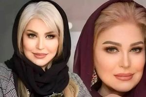 اکرم محمدی در کنار دخترش «مروارید» 