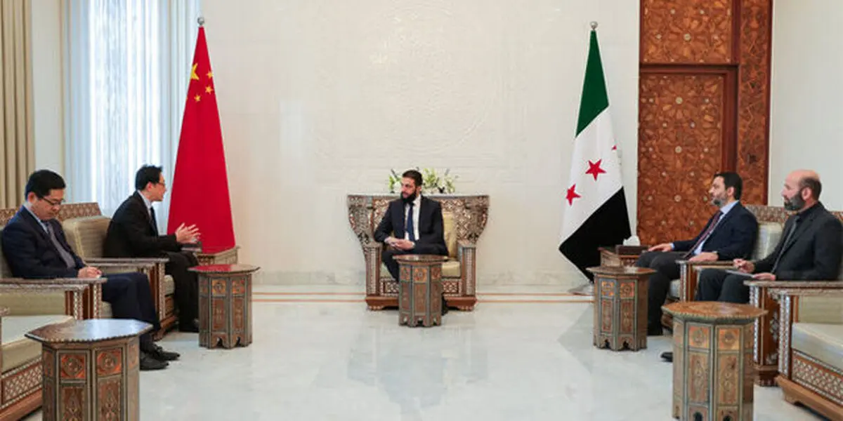 دیدار هیات چینی با الجولانی در دمشق

