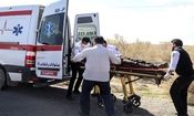 ۱۱ زخمی درپی واژگونی سرویس کارگران معدن در محور بردسکن- سبزوار