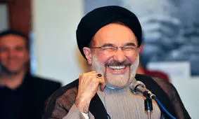  تست لوازم آرایشی توسط محمد خاتمی!/ ویدئو