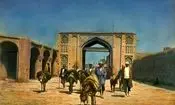 عکس‌های رنگی‌شده از ایران در دوران قاجار؛ از «مسجد رشت» تا «محفل زنانه»