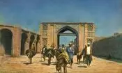 عکس‌های رنگی‌شده از ایران در دوران قاجار؛ از «مسجد رشت» تا «محفل زنانه»
