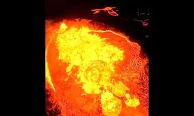 فوران آتشفشانی که یک پهپاد هزار دلاری را بلعید/ ویدئو