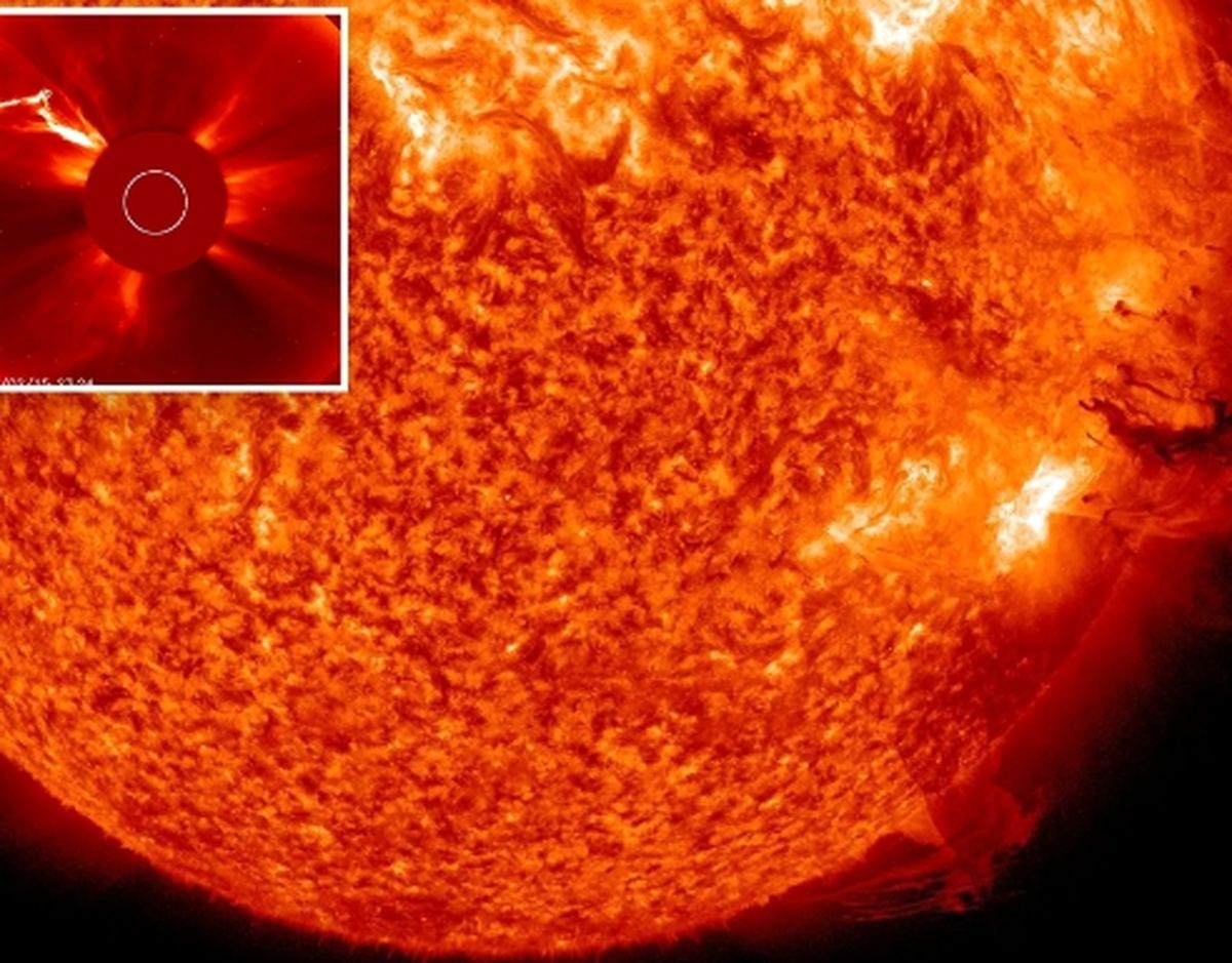 طوفان‌های خورشیدی برای ما خطرناکند؟