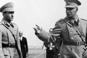 سفر در زمان؛ «رضاخان در حال بازدید از خط آهن جنوب به شمال»؛ دهه 1310