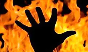 به آتش کشیدن همکار در دفتر کار