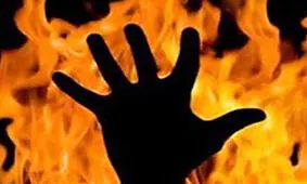به آتش کشیدن همکار در دفتر کار