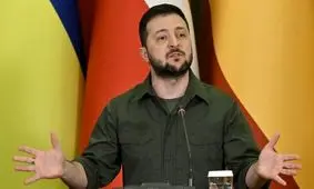 زلنسکی: از اوکراین هم مثل اسراییل دفاع کنید

