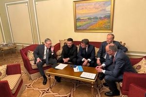 تماس تلفنی مشترک رهبران اروپایی و زلنسکی از کی‌یف با ترامپ

