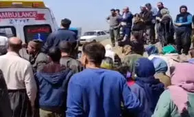 ریزش معدن در روستای عبدالله مهاباد/ ویدئو