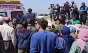 ریزش معدن در روستای عبدالله مهاباد/ ویدئو