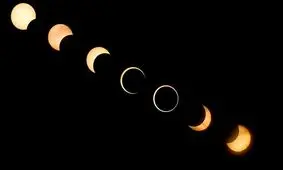 عکس هایی از خورشید گرفتگی حلقوی سال ۲۰۲۳

