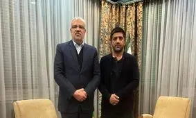 دیدار علیرضا دبیر با وزیر و پیگیری اشتغال قهرمانان در وزارت نفت

