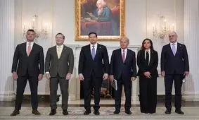 تصاویری از مذاکرات مستقیم دولت لبنان و اسرائیل پس از چند دهه
