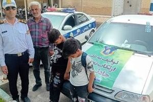 رانندگی دردسرساز پسر ۱۲ ساله در کاشان/ کودک دیگری را زیر گرفت/ ویدئو