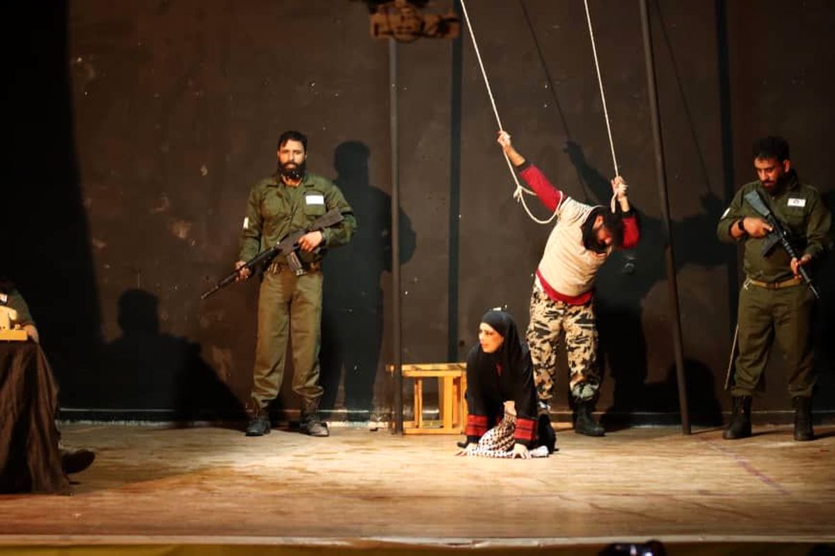 اجرای تئاتر"صرخة موت" در فرهنگسرای علوی اهواز/ گزارش تصویری