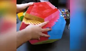 مراحل ساخت روبیک ۴۸۰۰ قطعه‌ای