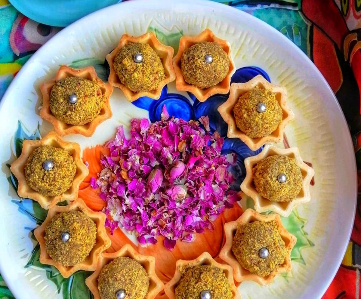 طرز تهیه حلوا پسته شیک و مجلسی