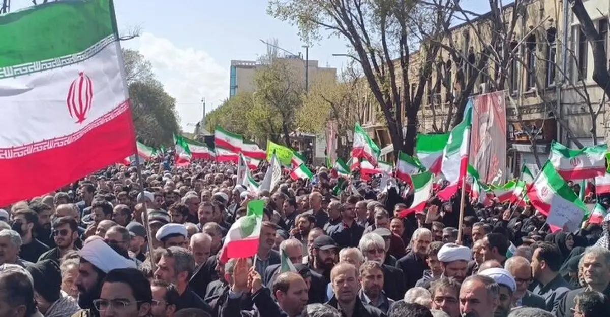 بدرقه باشکوه ۶ شهید اقتدار آذربایجان شرقی بر دوش مردم تبریز