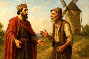 داستان حاکم و باغبانی که می خواست سیب هایش را کنار قصر حاکم بفروشد، اما دست خالی برگشت