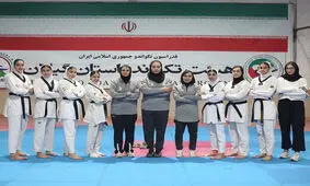 ناهید کیانی و مبینا نعمت زاده در ترکیب تکواندوی ایران در قهرمانی آسیا

