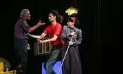 دورهمی بازیگران و هنرمندان در حاشیه یک نمایش/ ویدئو