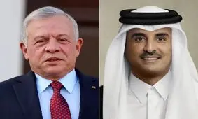 دیدار امیر قطر و پادشاه اردن درباره تحولات منطقه 

