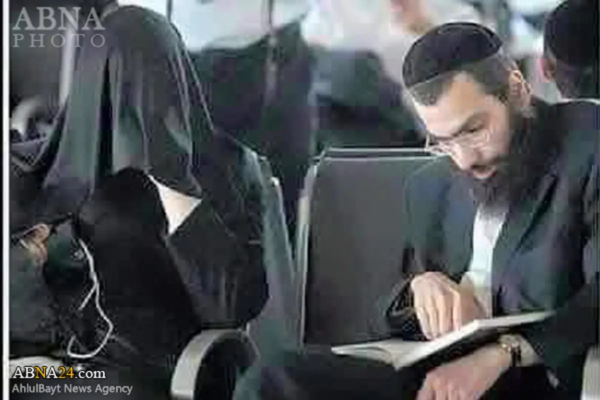 طایفه زنان نقابدار و مردان سیاه‌پوش ریش دار در رژیم صهیونیستی+عکس