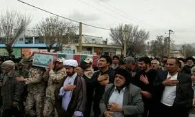 پیکر مطهر شهید «علی محمد ترک» در دورود تشییع شد