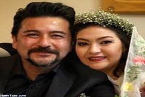 اولین فیلم از امیر حسین صدیق و همسرش با لباس نامزدی