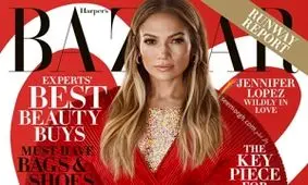عکس های جدید جنیفر لوپز روی شماره ژانویه مجله مد بازار