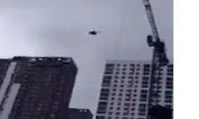 مرگ دلخراش مردی که از جرثقیل سقوط کرد!