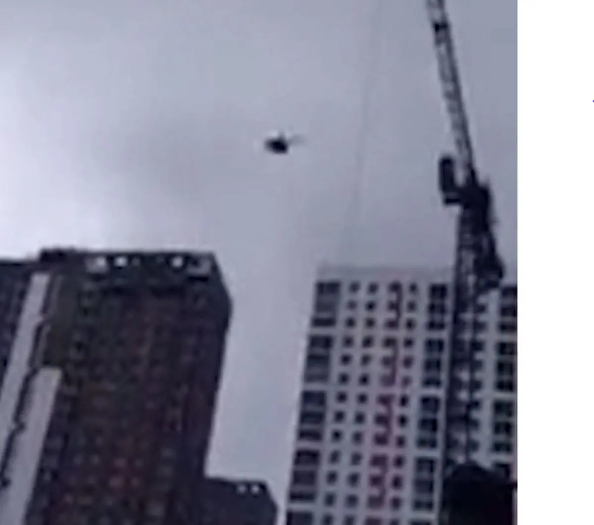 مرگ دلخراش مردی که از جرثقیل سقوط کرد!