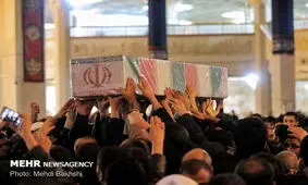 ۲ شهید حادثه تروریستی بندر امام خمینی تشییع شدند