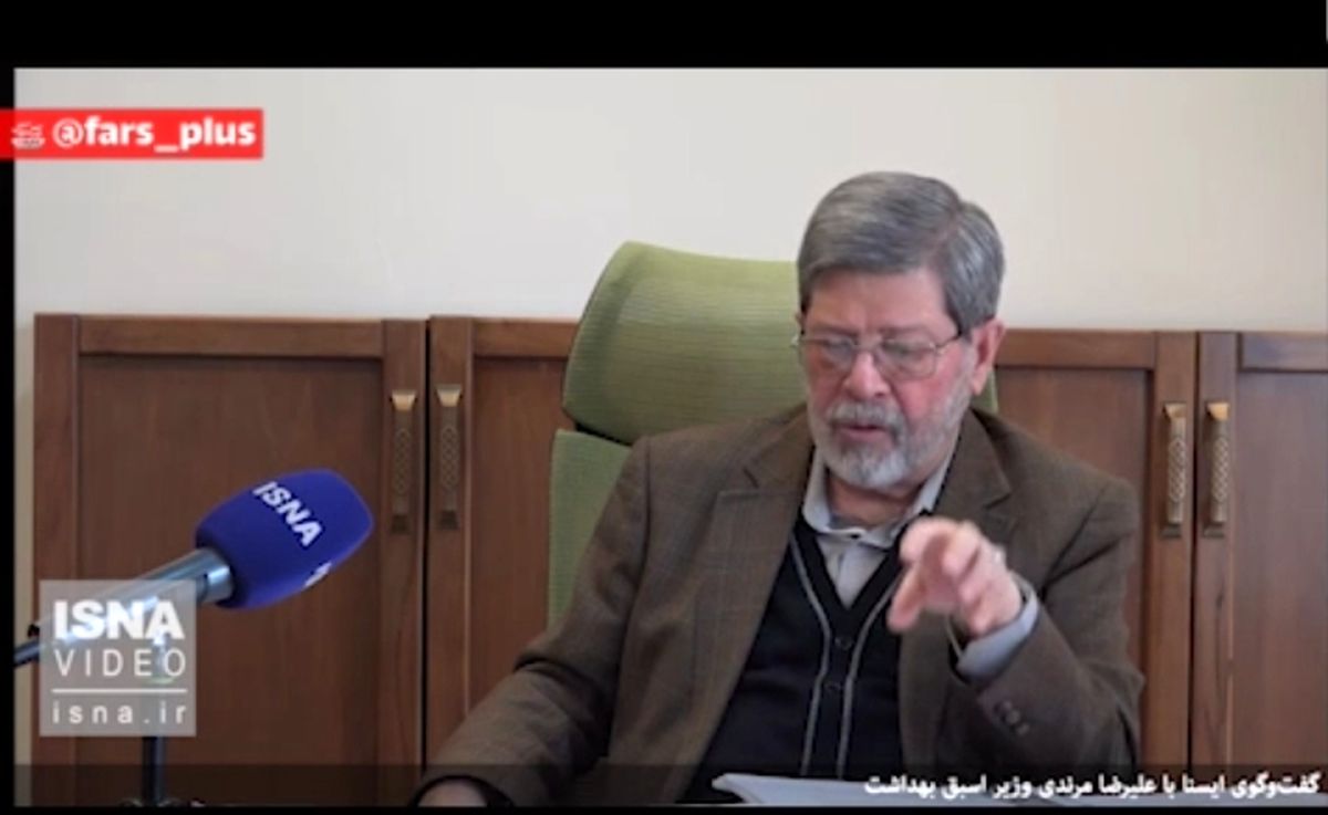 کنایه دکتر مرندی وزیر اسبق بهداشت، به استعفای قاضیزاده هاشمی
