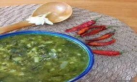 طرز تهیه “آش اوماج” غذای محلی آذربایجان شرقی