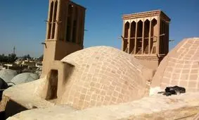 مسجدی با بادگیرهایی به سبک مسجد جامع کبیر یزد + تصاویر