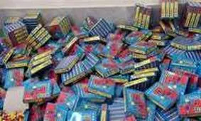 کشف ۴۸۵ هزار عدد مواد محترقه غیر مجاز در هرمزگان