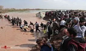 فیلمی از جزئیات سیل در خوزستان