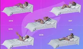تمرین روز ورزش در رختخواب