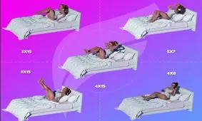 تمرین روز ورزش در رختخواب