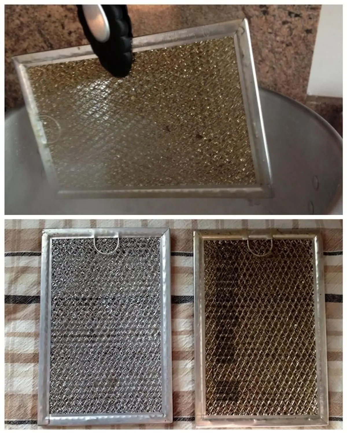 ترفند تمیز کردن فیلتـــــرهای چرب شده هود