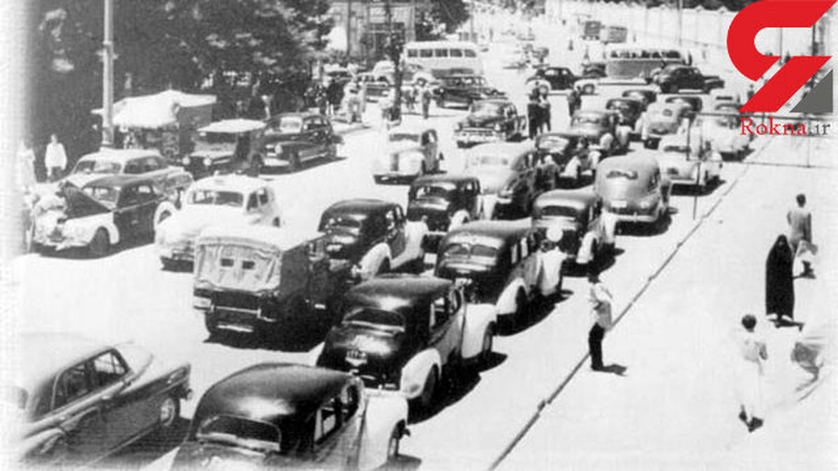 چهارراه استانبول 70 سال قبل هم ترافیک بوده است +عکس