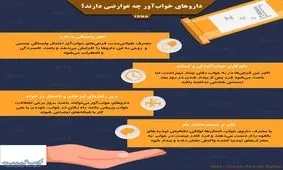 دارو‌های خواب‌آور چه عوارضی دارند؟ + اینفوگرافیک