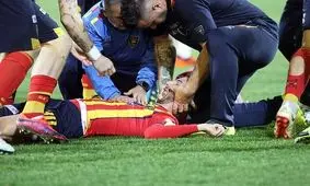 لغو شدن یک بازی به خاطر آسیب دیدگی شدید