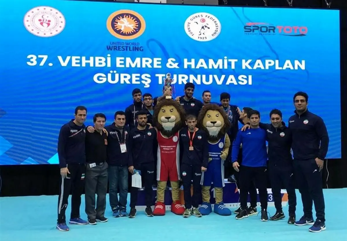 ایران نایب قهرمان مسابقات کشتی فرنگی جام وهبی امره شد