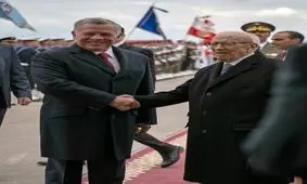 پادشاه اردن وارد تونس شد