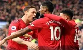 منچستریونایتد با سولسشایر پیروزی‌هایش را از سر گرفت